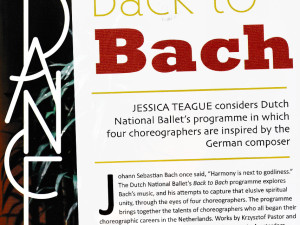 Back to Bach, Dutch National Ballet