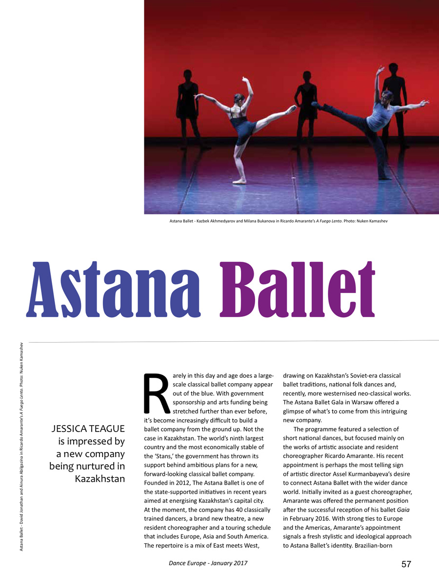 Astana Ballet Dance Europe